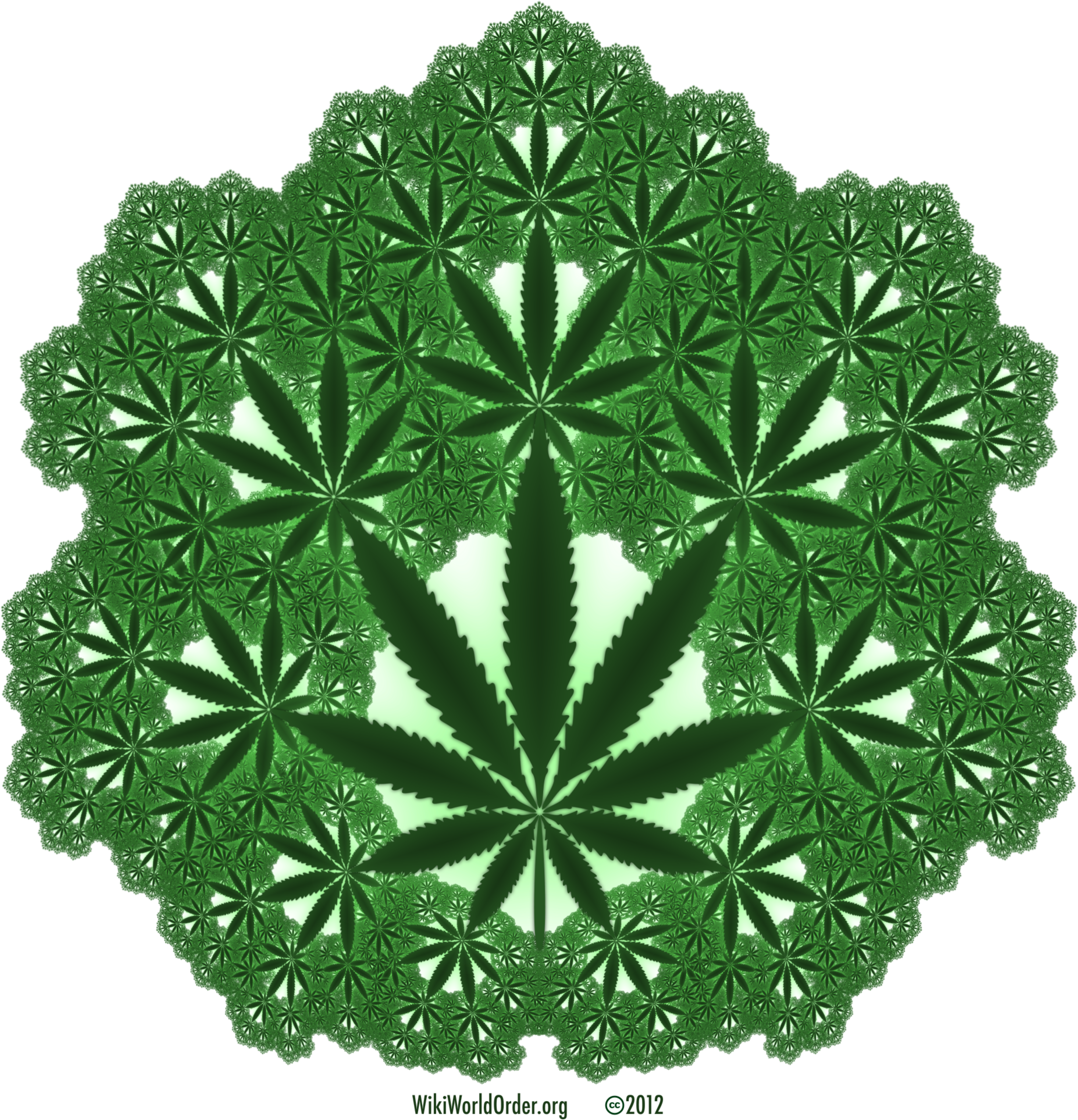 Canna Fractal 6420×6420 Glow Transparent Clipart (6420x6420), Png Download