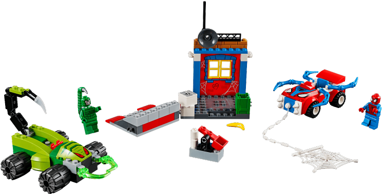 744 X 419 15 - Lego Juniors Spiderman Vs Scorpion Clipart (744x419), Png Download