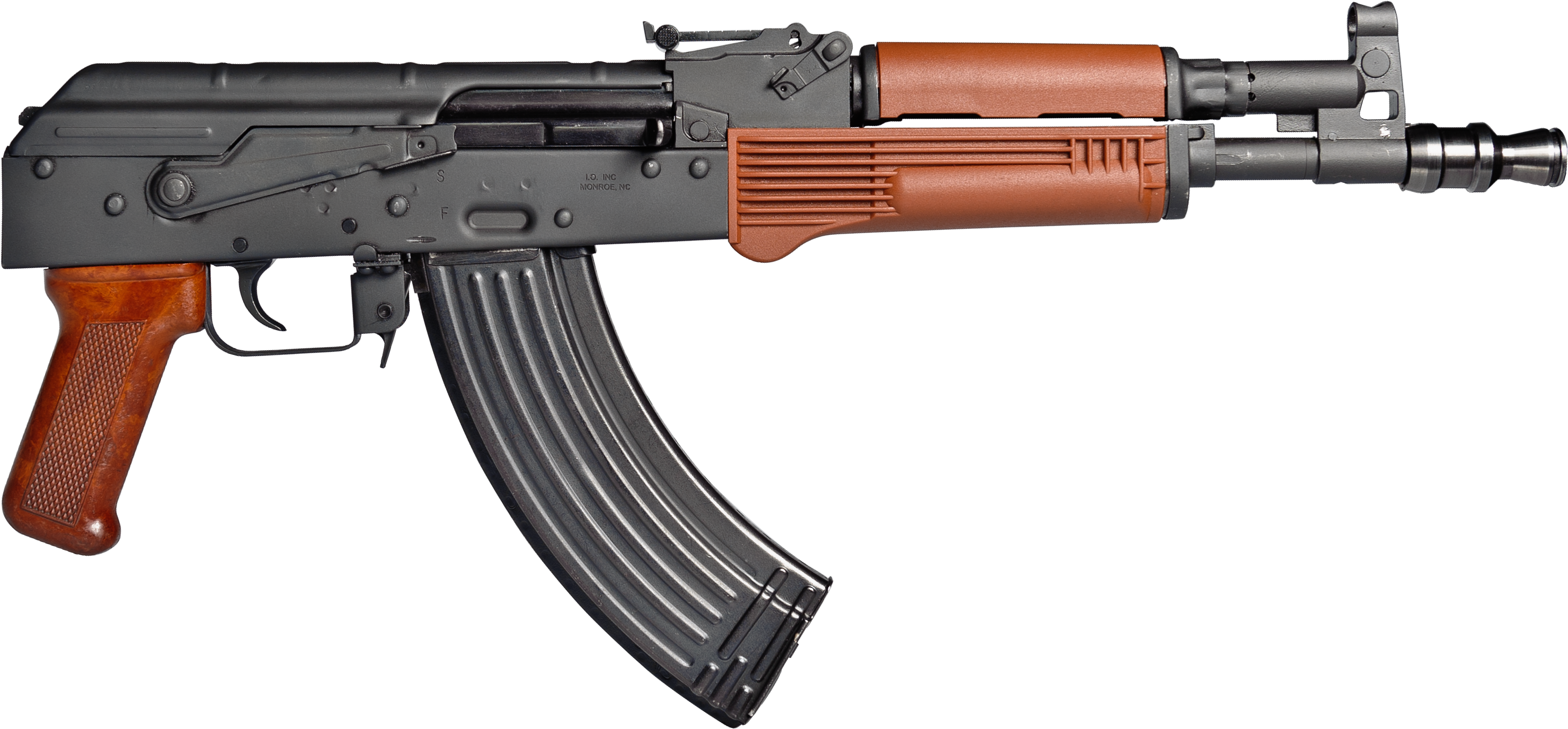 Ak47 Drawing Carbine - Ak 47 Pistol Russian Clipart (3084x1492), Png Download