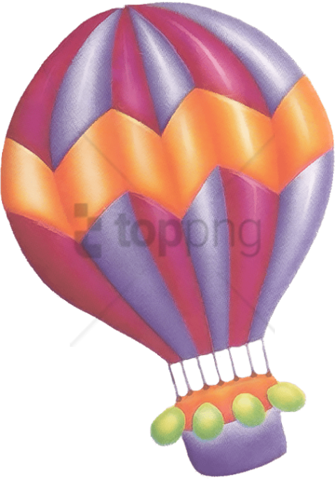 Free Png Download Balon Pinwheels, Hot Air Balloon, - Hot Air Balloon Clipart (480x685), Png Download