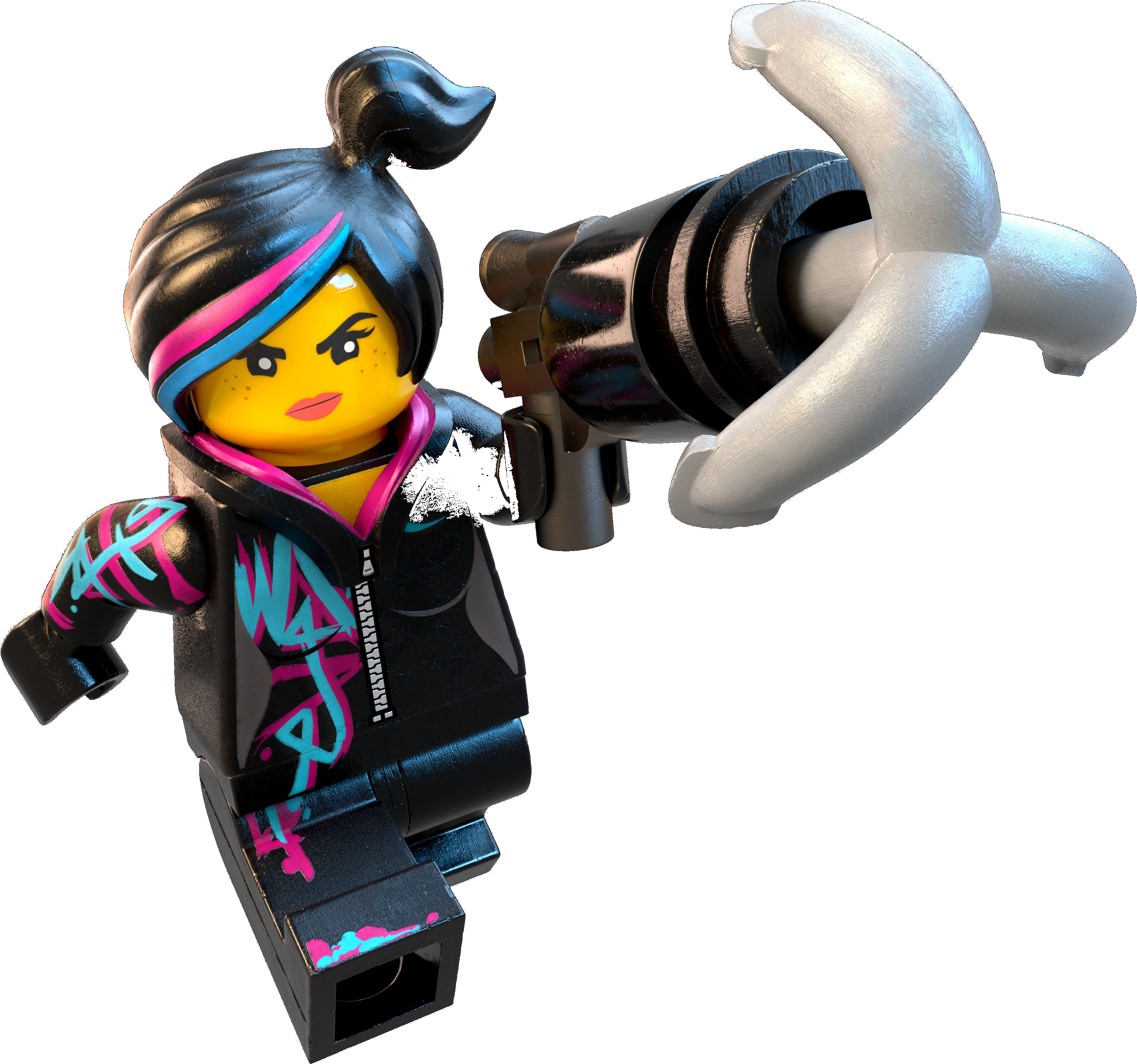 The Business Lego Movie T-shirt President Wyldstyle - Wyldstyle Lego Png Clipart (3581x3360), Png Download