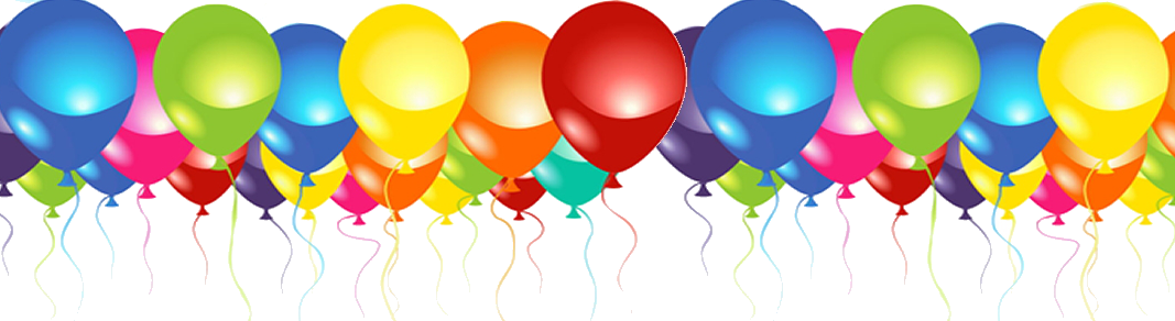 Globos-sf - Ballons Png Clipart (1067x292), Png Download