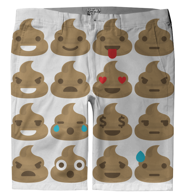 Trouser Shorts - Emoji Clipart (608x661), Png Download