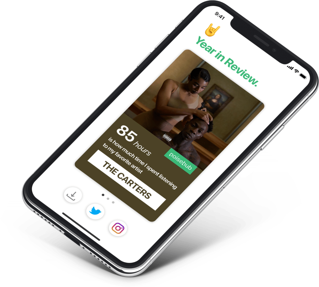 Apple Music Listeners Can Now See Their 'music Year - Music Year In Review App Clipart (1024x927), Png Download