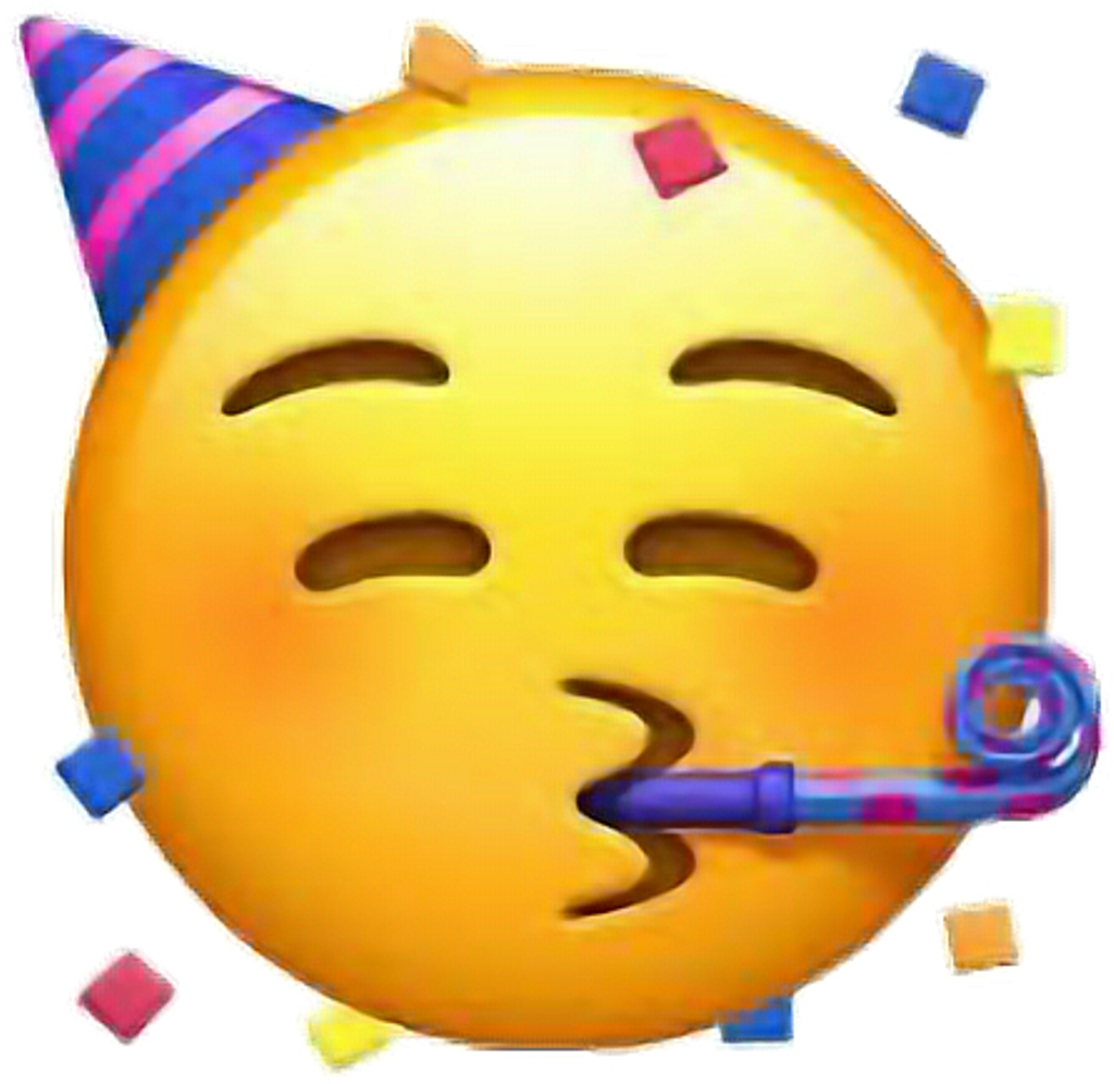 Partying Face Emoji Emoji Iphone Happy Birthday Png S