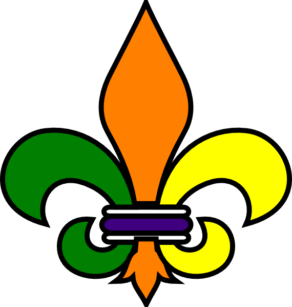 Fleur De Lis Clipart At Getdrawings - Fleur De Lis Clip Art - Png Download (570x598), Png Download