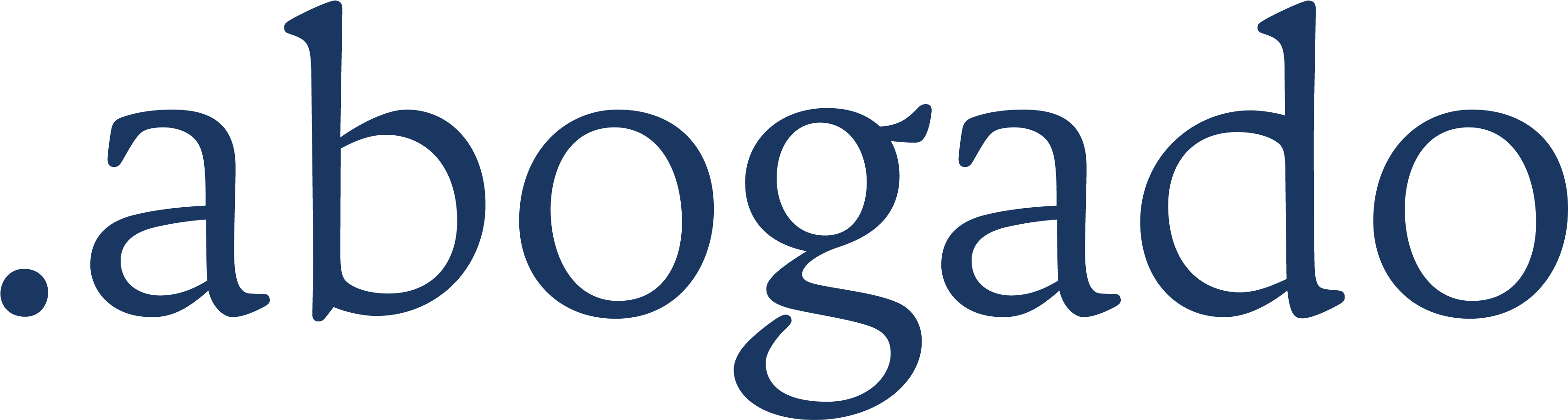 Dot Abogado Logo Color-rgb Png - Calligraphy Clipart (4167x1463), Png Download