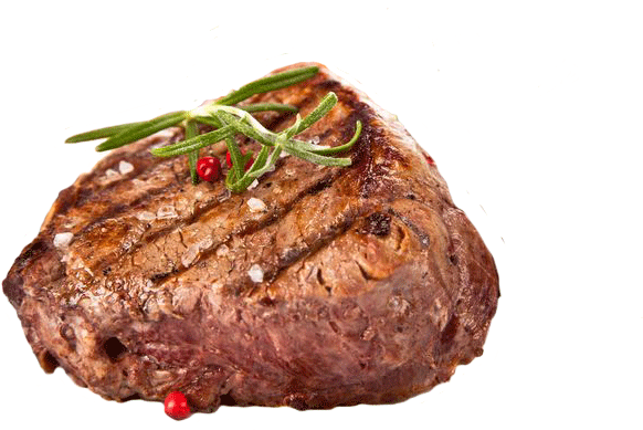 Garlic Herb Sirloin Steak - Rib Eye Steak Clipart (800x533), Png Download