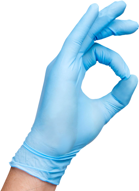 Gloves Free Png Transparent Background Images Free - Medical Gloves Clipart (500x654), Png Download