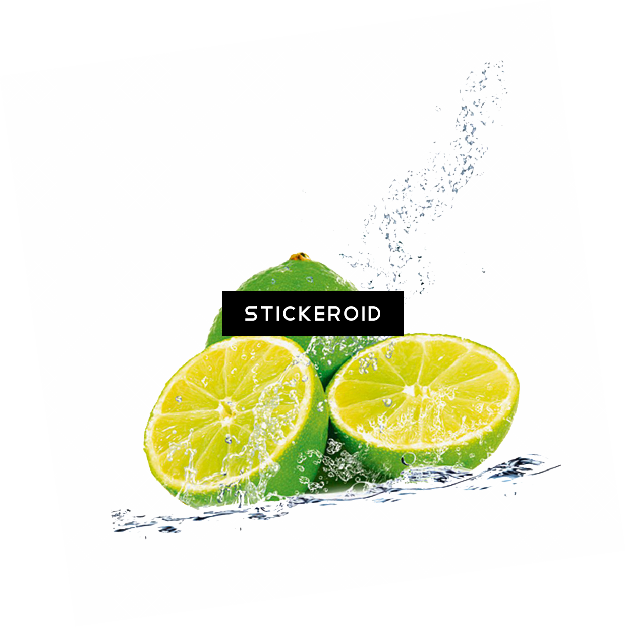 Lime Splash Lemon Clipart (1241x1242), Png Download