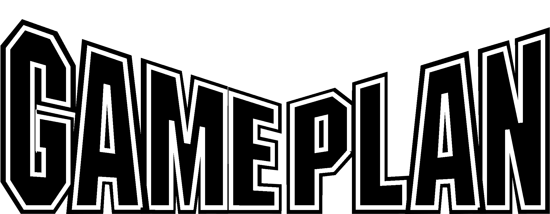 Espn Game Plan Logo Black And White - Espn Game Plan Clipart (2400x2400), Png Download