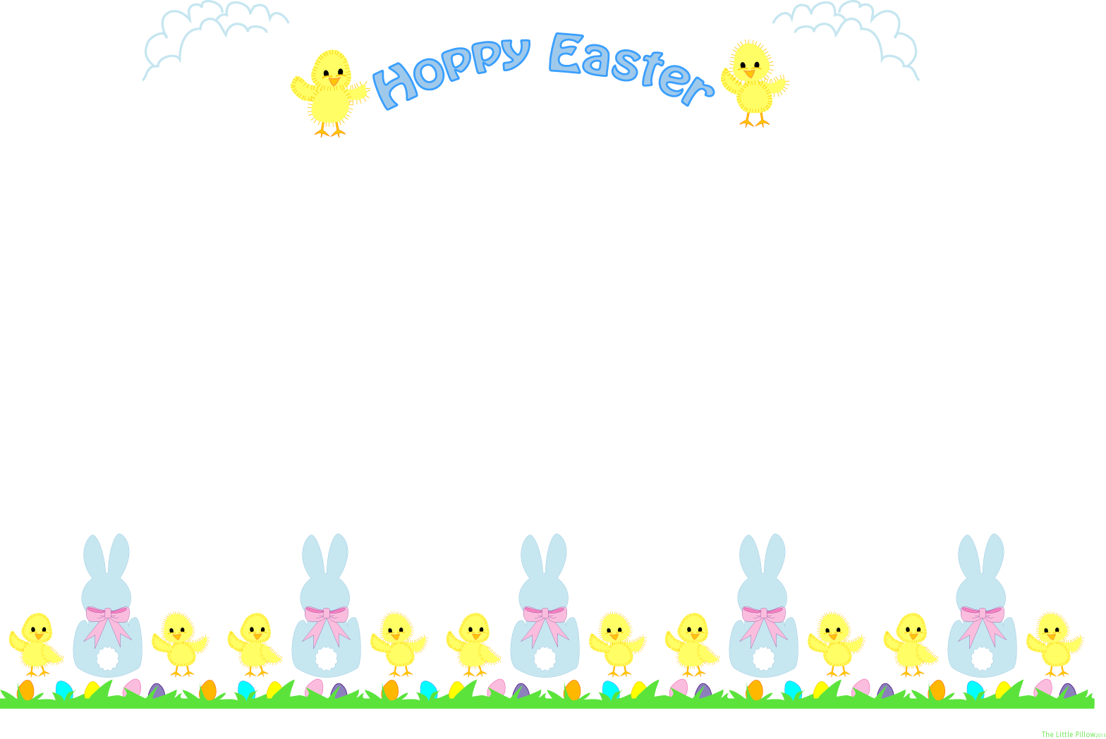 Download Png - Transparent Easter Frames Borders Clipart (1568x1048), Png Download