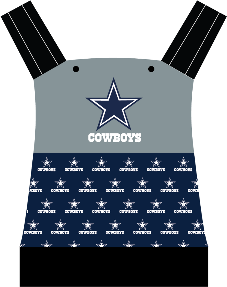 Dallas Cowboys Soft Baby Carrier - Dallas Cowboys Baby Carrier Clipart (809x1023), Png Download
