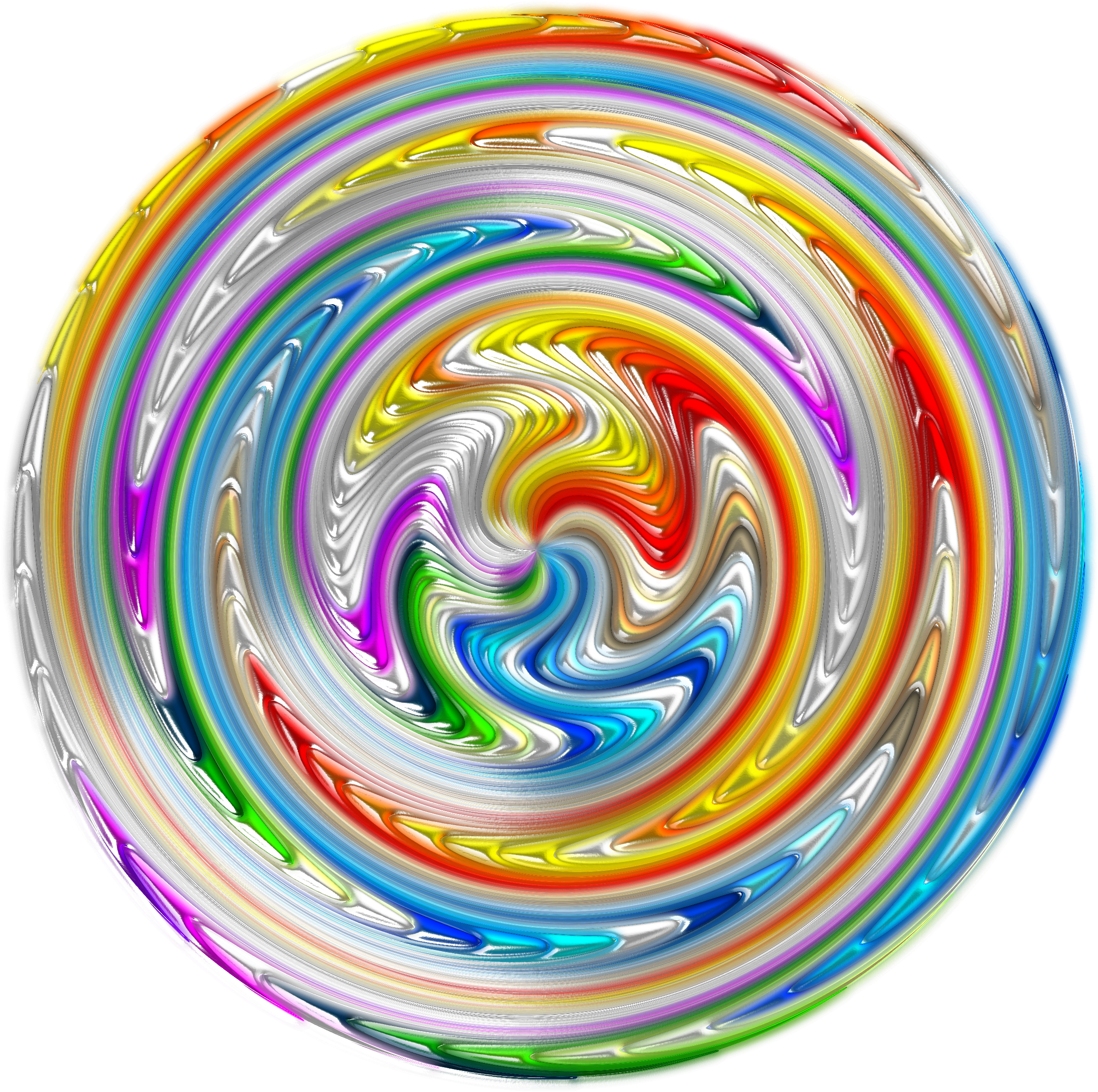 This Free Icons Png Design Of Colorful Paint Swirls Clipart (2400x2367), Png Download