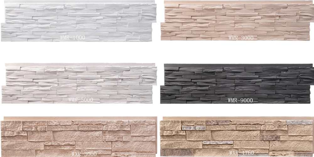 Pu White Brick Wall Panels Faux Stone Panels For Interior - Wall Clipart (1000x500), Png Download