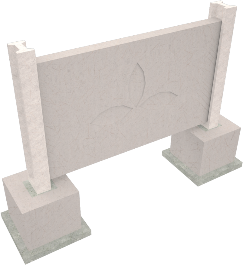 Precast Boundary Wall Design , Png Download - Precasting Boundary Wall Clipart (803x877), Png Download