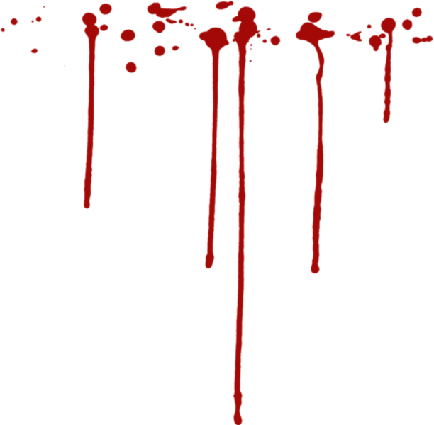 Blood On The Wall - Blood On The Wall Png Clipart (612x600), Png Download
