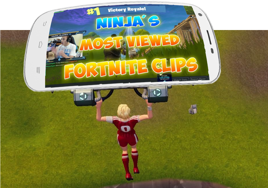 Smartphone Glider That Plays A Random Fortnite Clip - Billboard - Png Download (927x751), Png Download