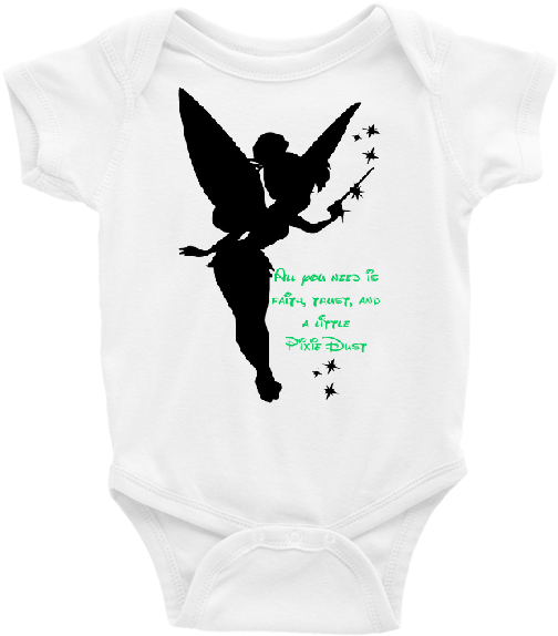 Image - Peter Pan Tinkerbell Silhouette Clipart (600x600), Png Download
