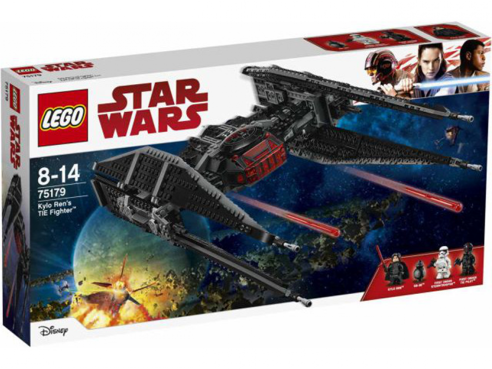 75179 1 - Kylo Ren's Tie Fighter Lego Clipart (980x980), Png Download