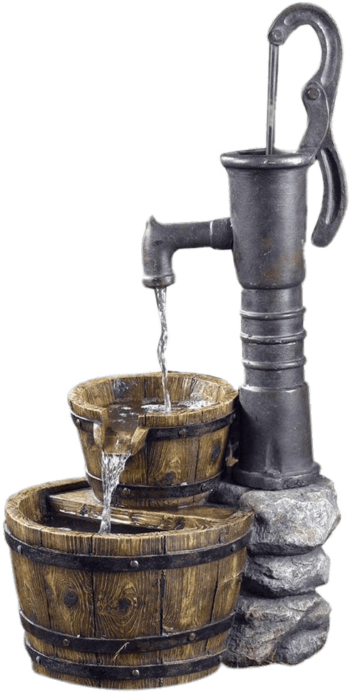 Download - Old Fashion Water Fountains Clipart (1000x1000), Png Download