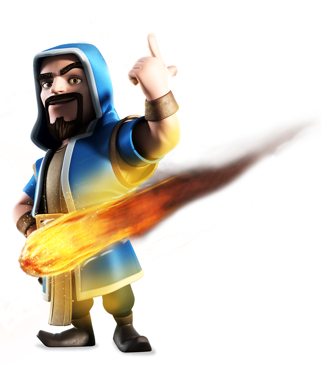 Elite - Clash Of Clans Wizard Png Clipart (1100x1280), Png Download