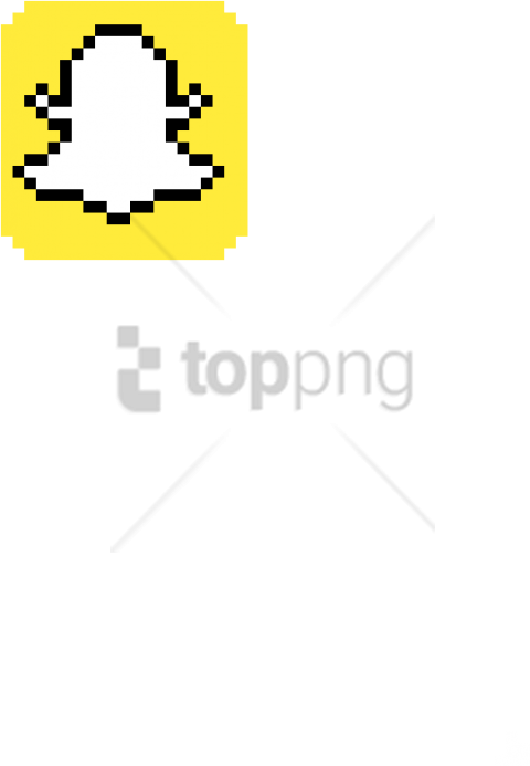Free Png Snapchat Logo Png Image With Transparent Background - Minecraft Pixel Art Snapchat Clipart (480x693), Png Download