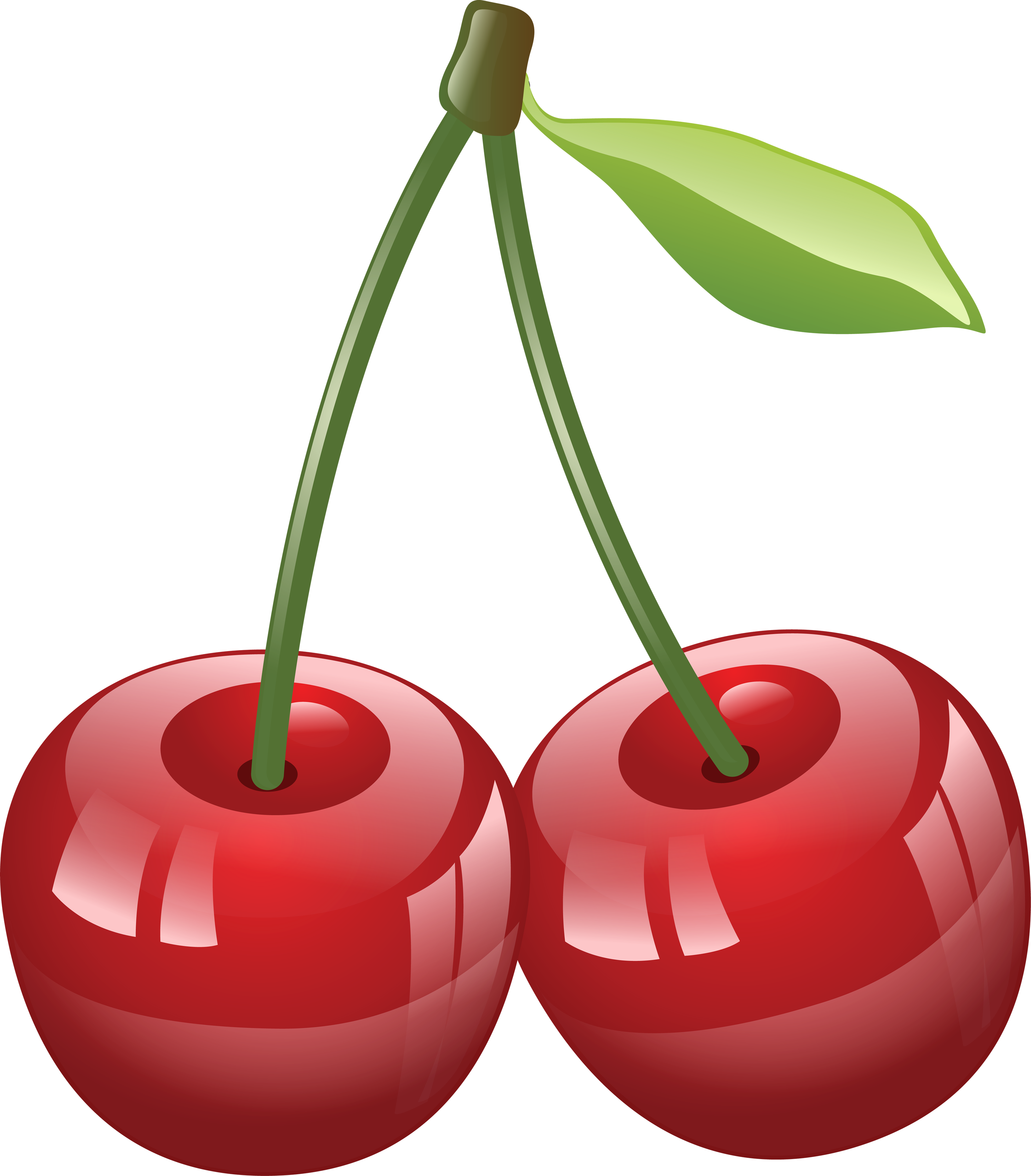 Cherries - Cherry Png Clipart (2989x3408), Png Download