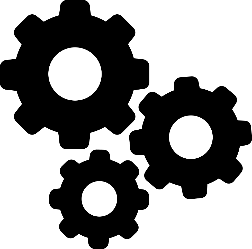 Png File - Gears Logo Vectors Clipart (980x970), Png Download
