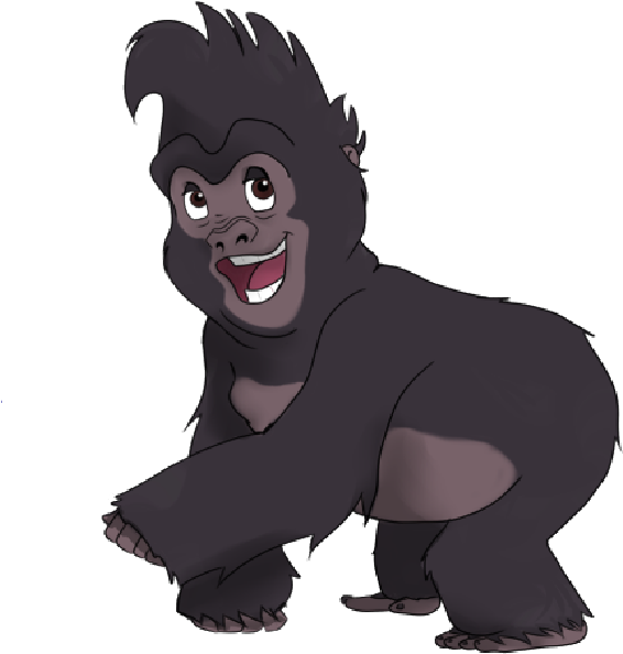 600 X 600 3 - Cute Gorilla Clipart - Png Download (600x600), Png Download