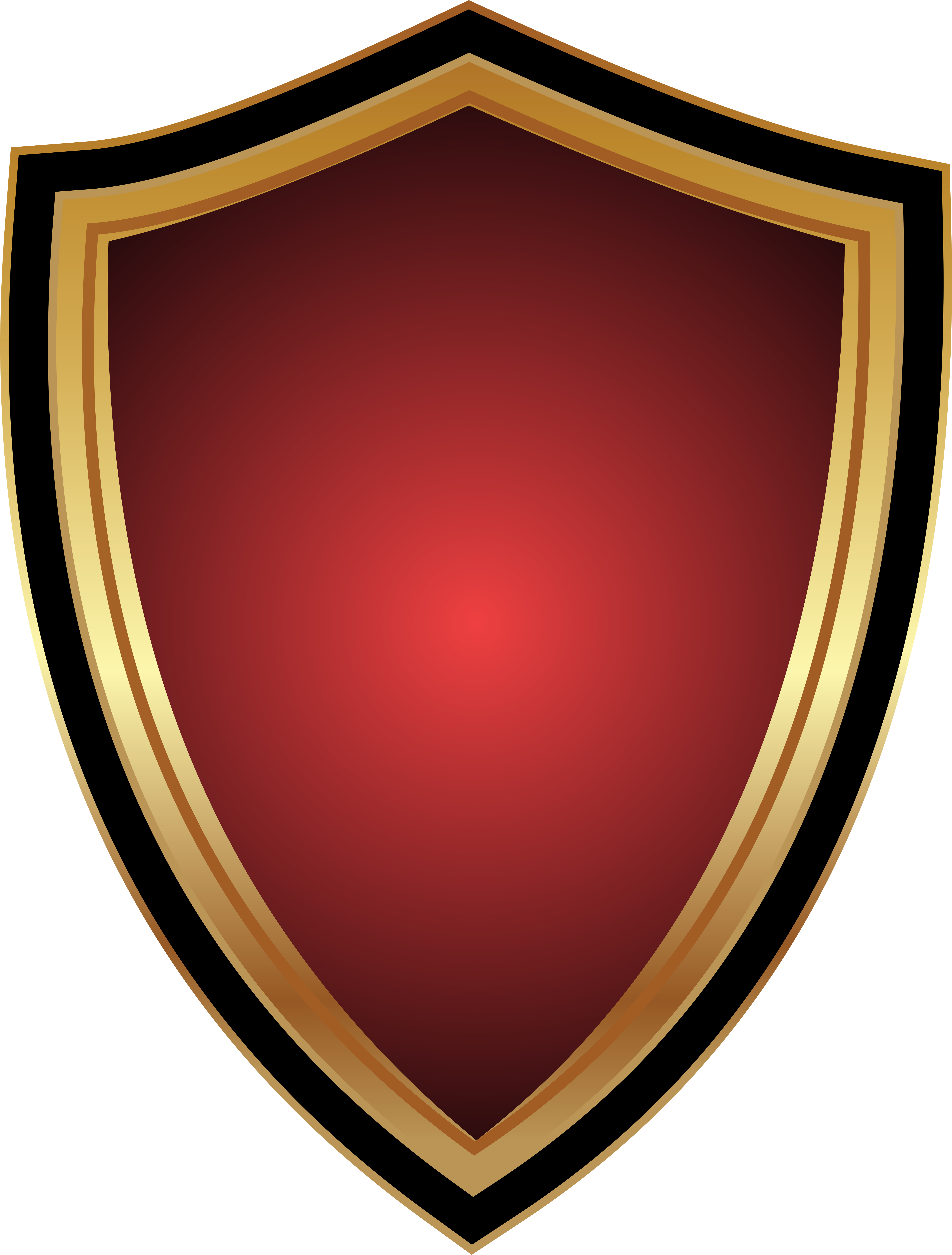 Red Badge Transparent Clip Art Png Image (6071x8000), Png Download