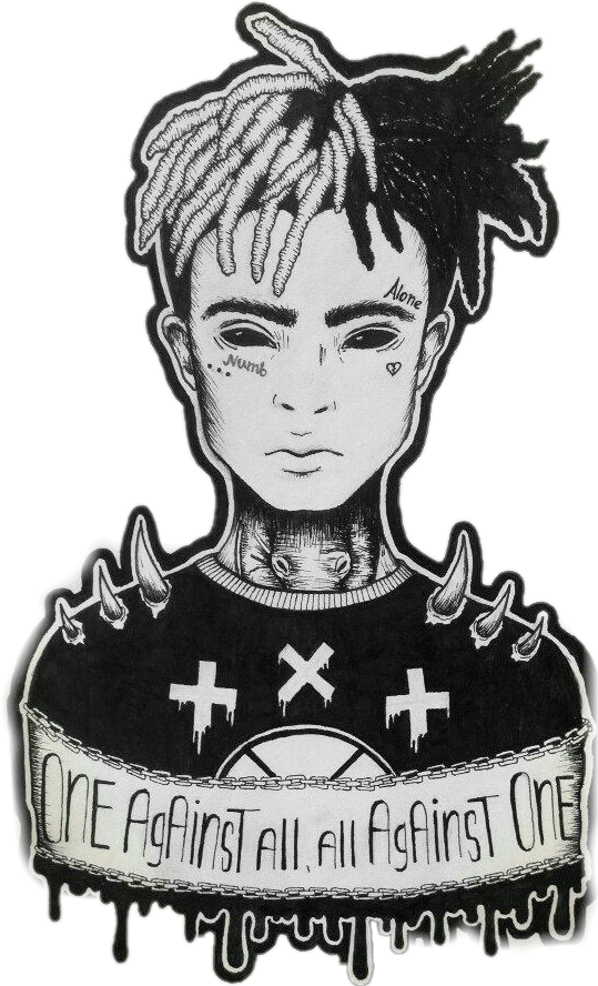 Xxxtentacion Drawings , Png Download - Xxtenations Fondos De Pantalla Clipart (539x888), Png Download