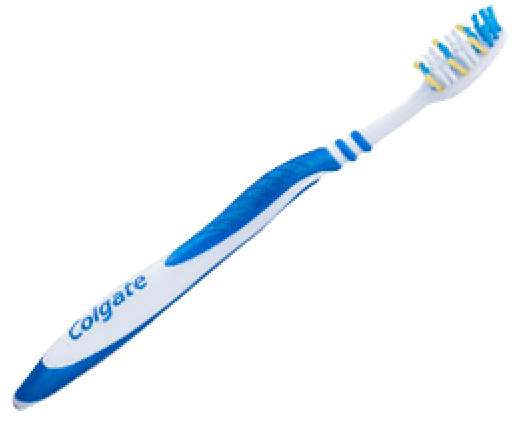 Tooth Brush Png Free Download - Blue Colgate Toothbrush Clipart (600x520), Png Download