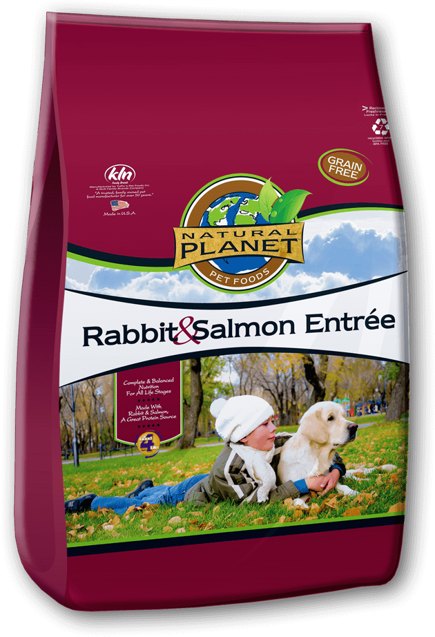 Rabbit & Salmon Entree - Natural Planet Rabbit And Salmon Clipart (785x1080), Png Download
