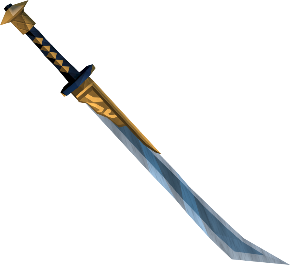 Katana Clipart Transparent Background - Ornate Katana - Png Download (1000x916), Png Download