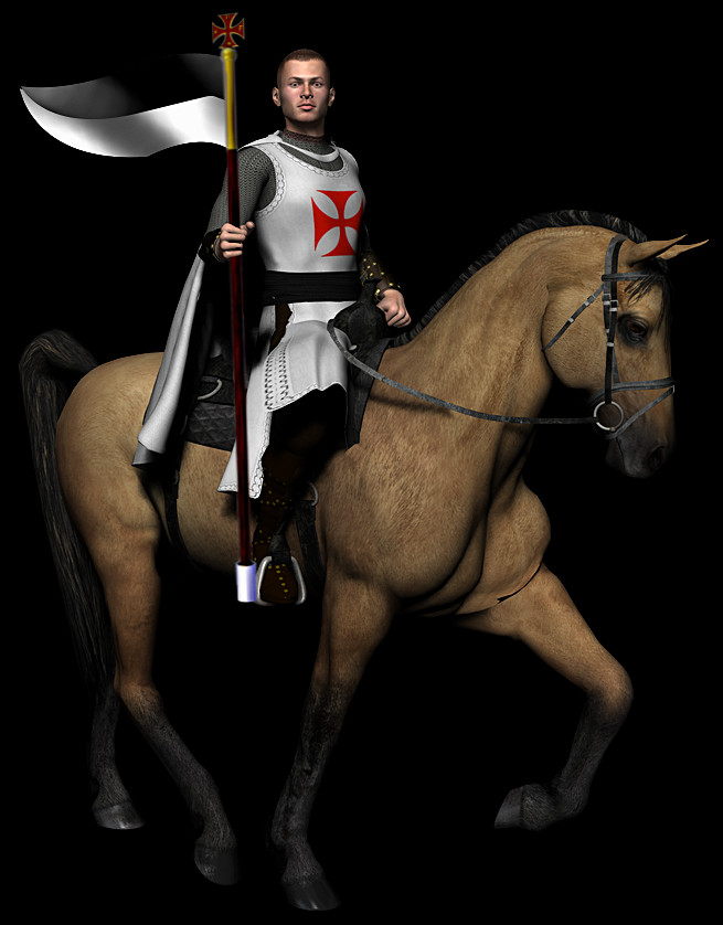 Knight Png Images - Real Knight On A Horse Clipart (655x838), Png Download