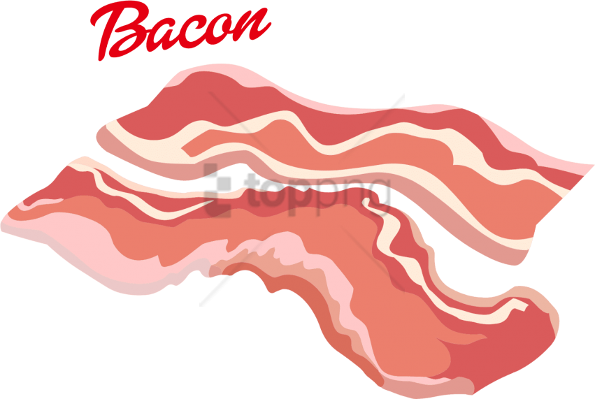 Free Png Download Bacon Png Images Background Png Images - Сало Вектор Png Clipart (851x571), Png Download