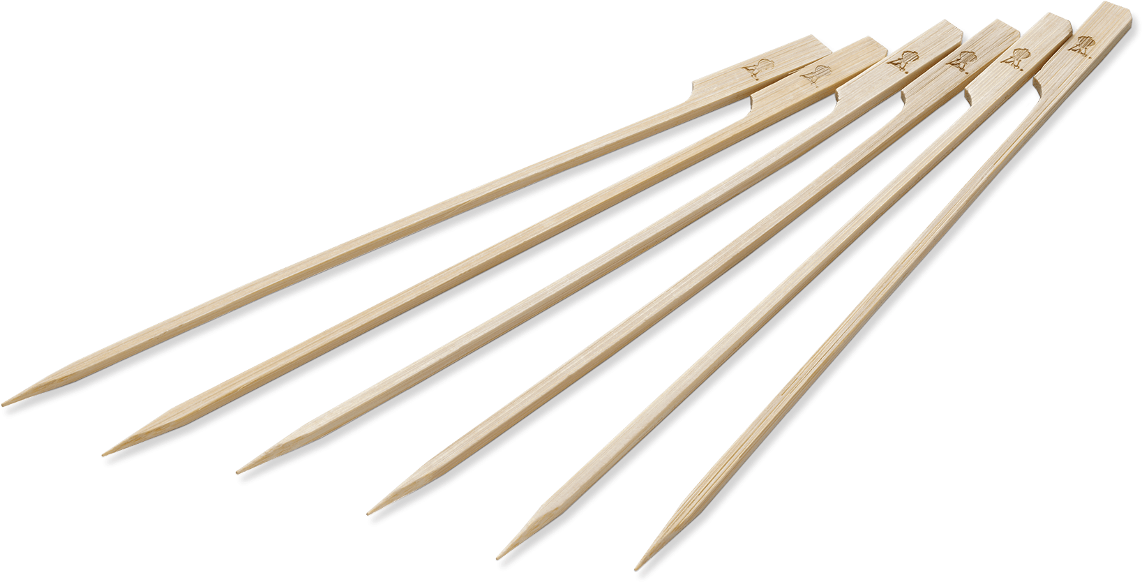 Weber 6608 25-pack Original Bamboo Skewers , Png - Putter Clipart (1637x834), Png Download
