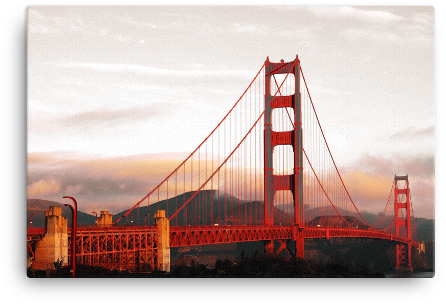 1000 X 1000 2 - Golden Gate Bridge Clipart (1000x1000), Png Download