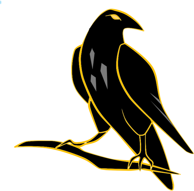 Perched Raven Cutie Mark By Eddywardster - Mlp Raven Cutie Mark Clipart (809x797), Png Download