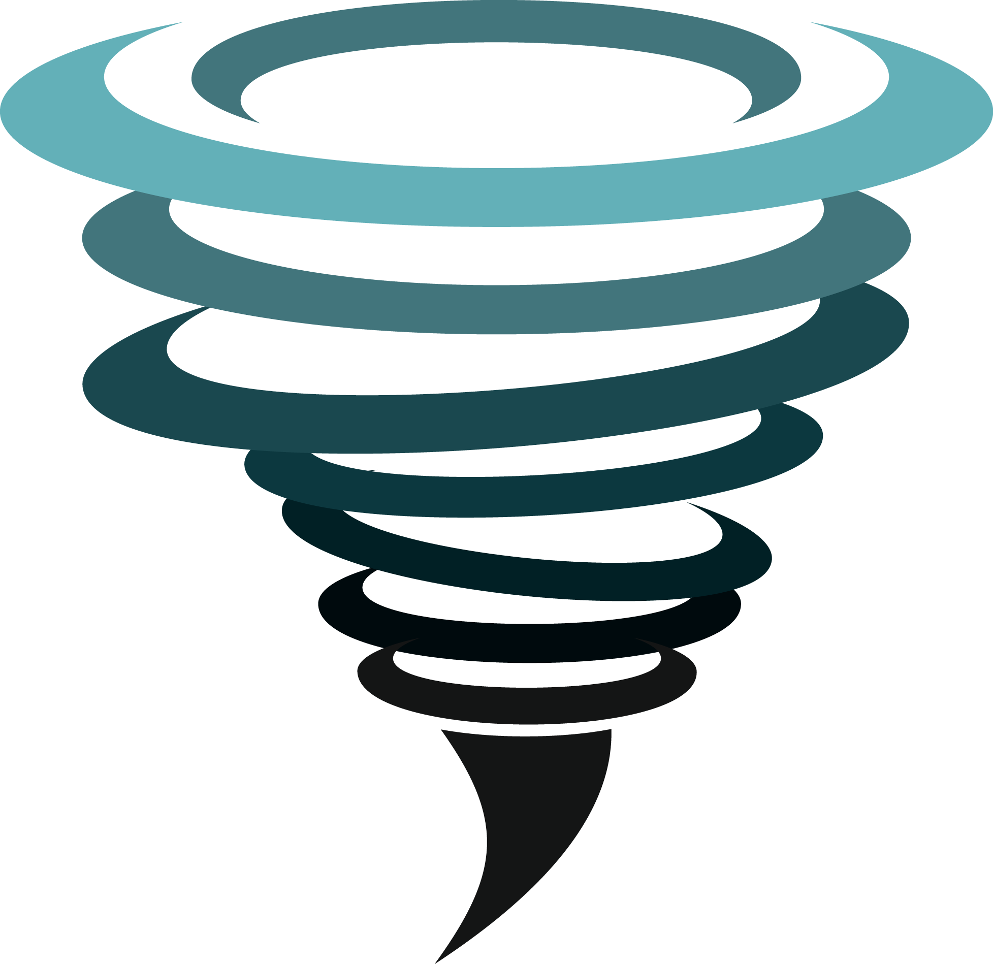 Tornado Tropical Cyclone Illustration - Tornado Vector Free Clipart (1955x1898), Png Download