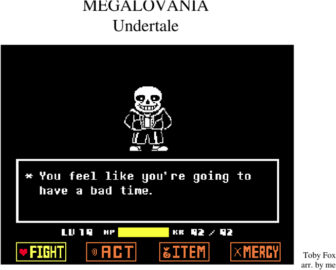 Megalovania - Sans Epic Gaming Moments Clipart (850x1100), Png Download