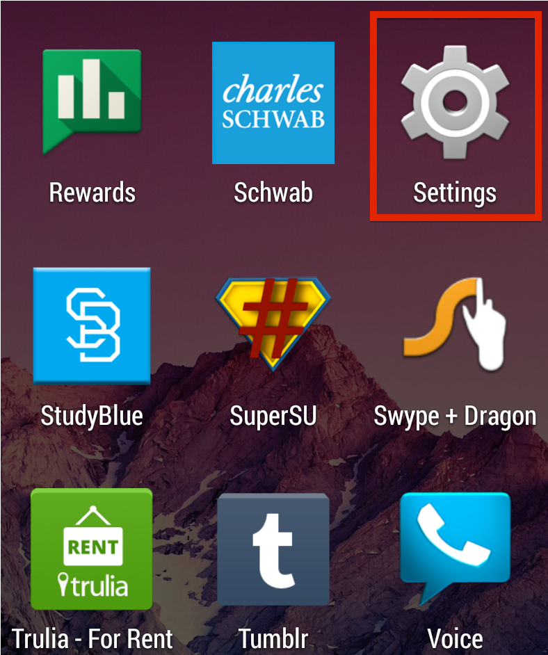 Android Apps Settings - Charles Schwab Clipart (1037x1598), Png Download