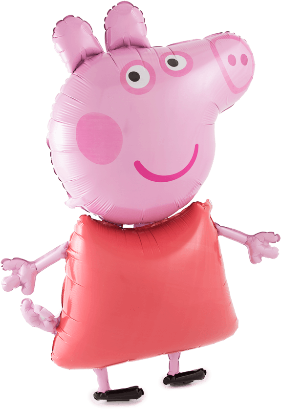 Peppa Pig Airwalker - Cartoon Clipart (899x899), Png Download