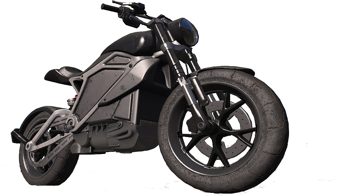 Electric Motorcyclee Electric Motorcycle - Motorcycle Clipart (1271x793), Png Download