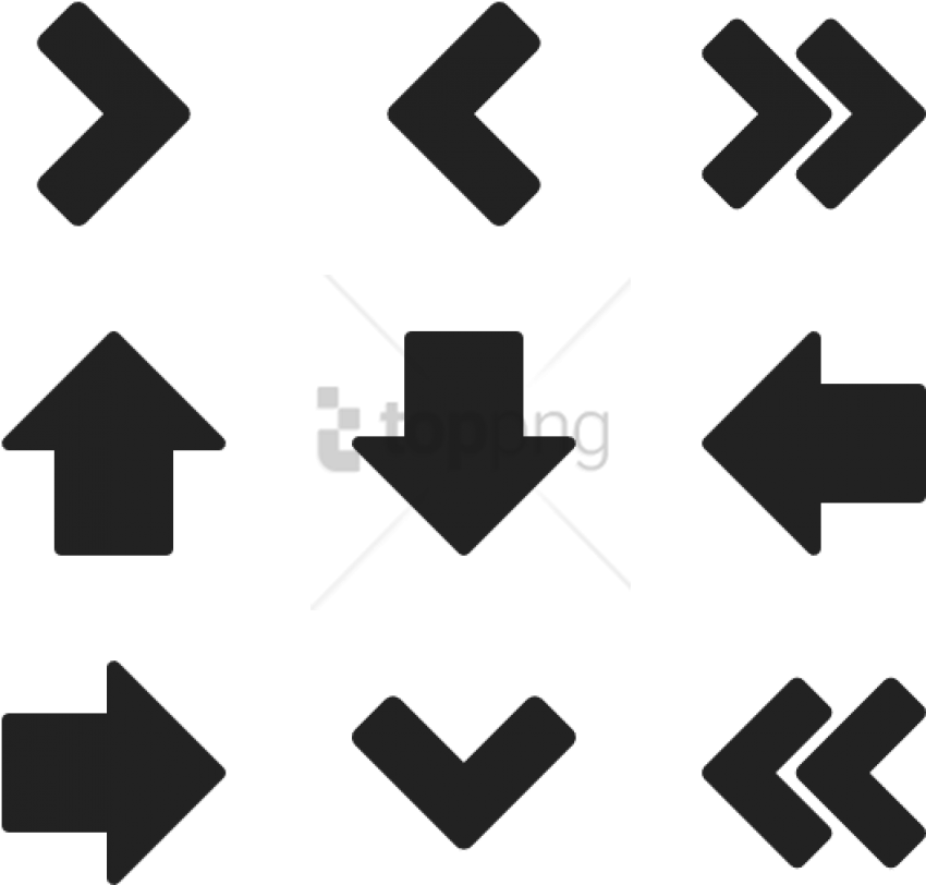 Free Png Download Arrow Icon Png Images Background - Arrow Png Clipart (850x812), Png Download