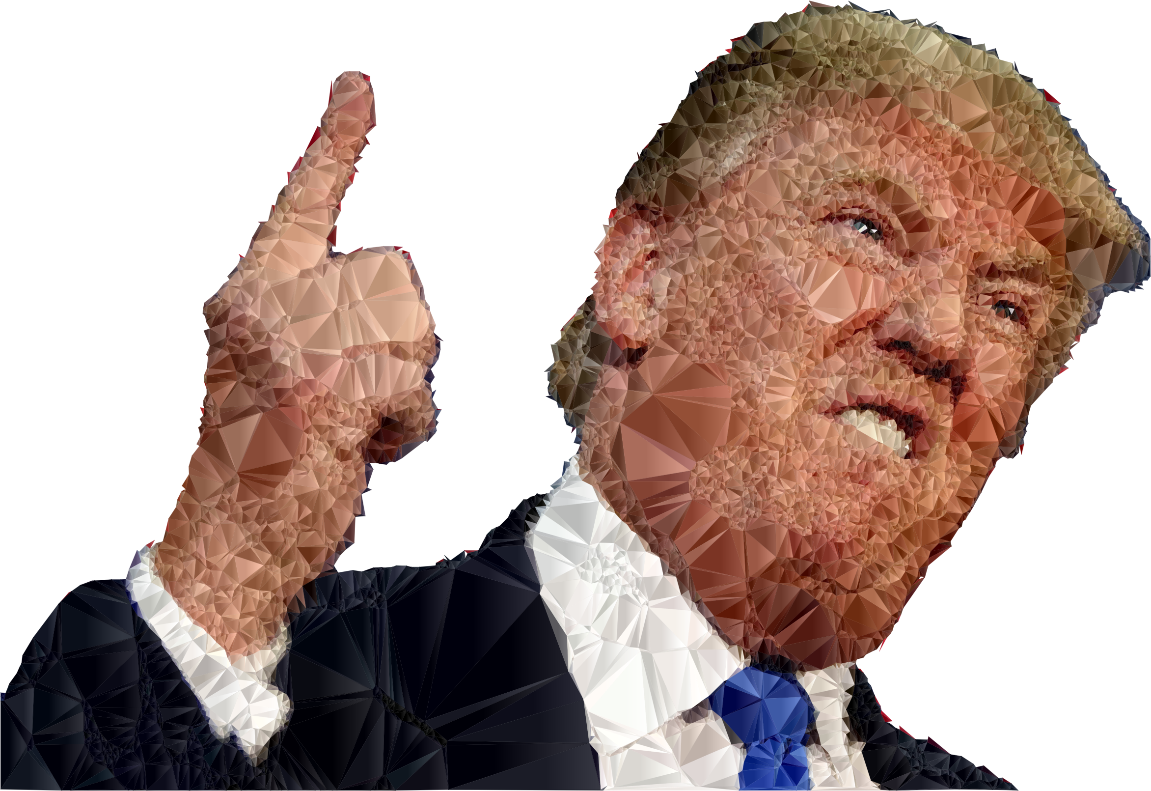 Big Image - Trump Funny Clipart (2344x1610), Png Download