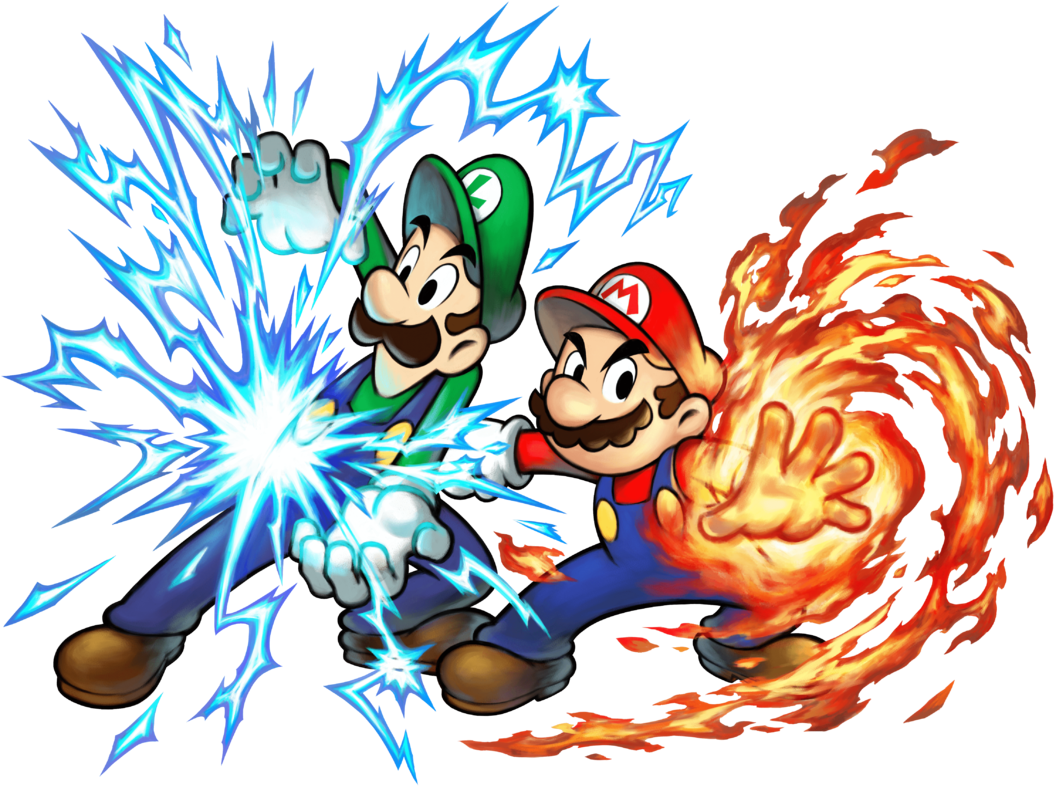 M&lss Bm Mario & Luigi - Mario And Luigi Superstar Saga Artwork Clipart (1164x899), Png Download