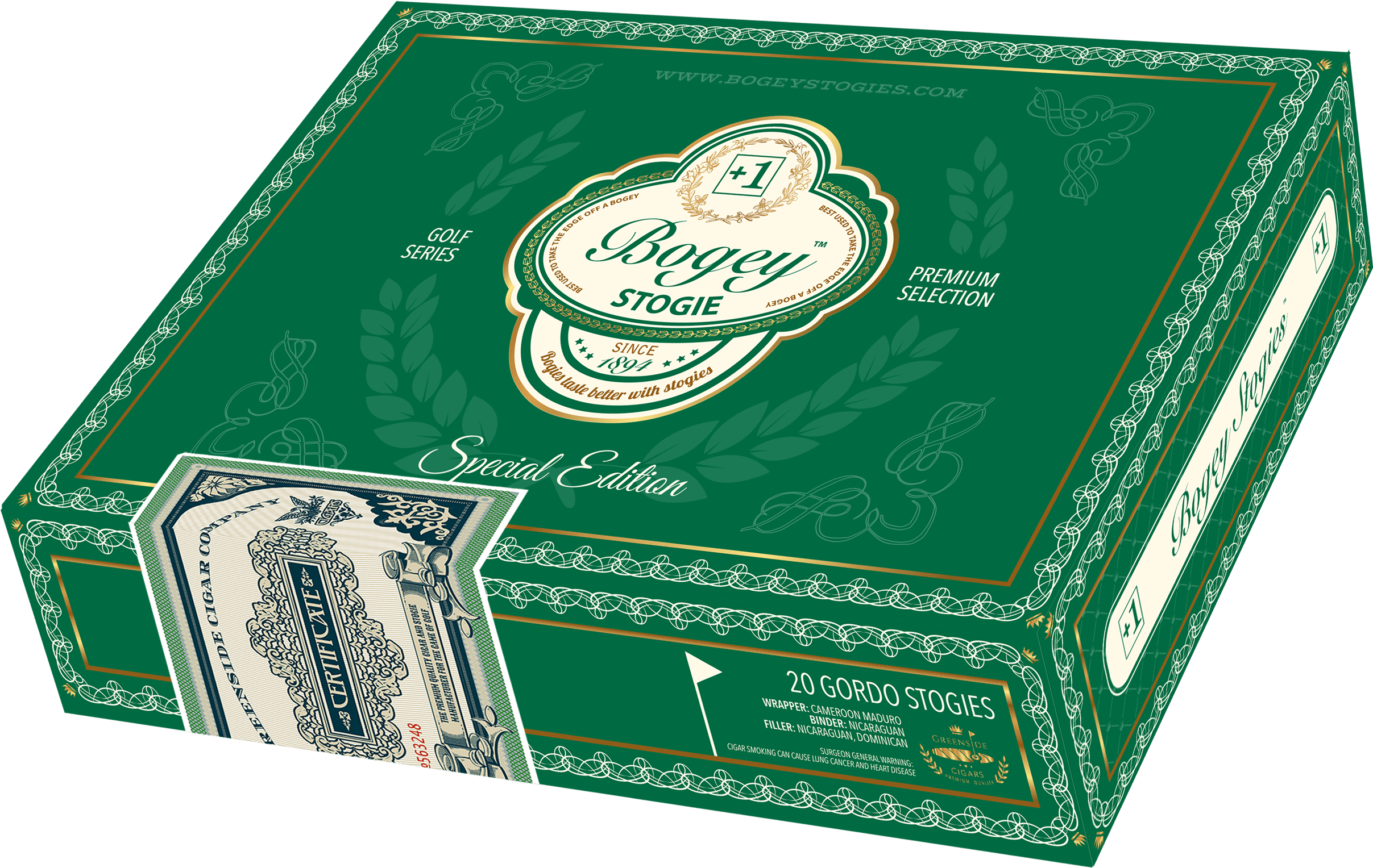 Bogey Stogie Label Icon - Box Clipart (2500x2500), Png Download