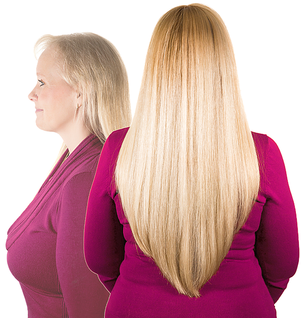 The Extensionist Can Help Any Woman Of Any Age Or Hair - Blond Clipart (600x628), Png Download